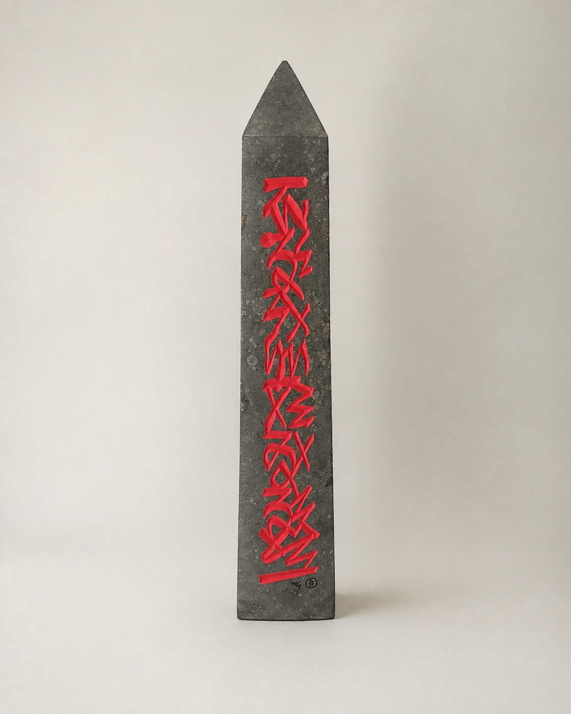 Blue Stone Obelisk - Medium