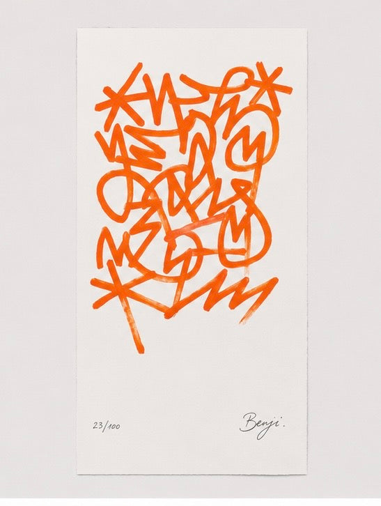 Kaizer Print - Orange