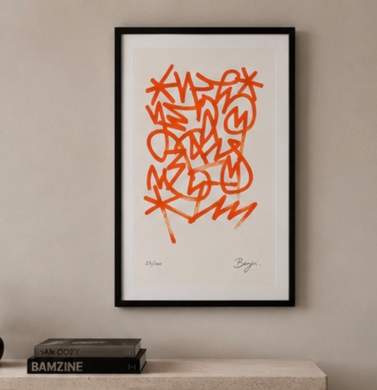 Kaizer Print - Orange