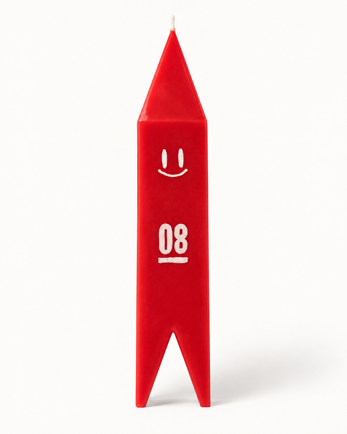 Yo’belisk — Sculptural Candle | Red