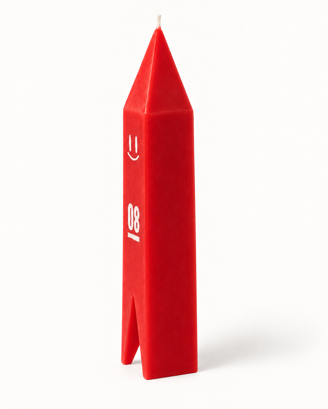 Yo’belisk — Sculptural Candle | Red